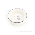 Pet Drink Food Ceramic Bowl para Cat Dog